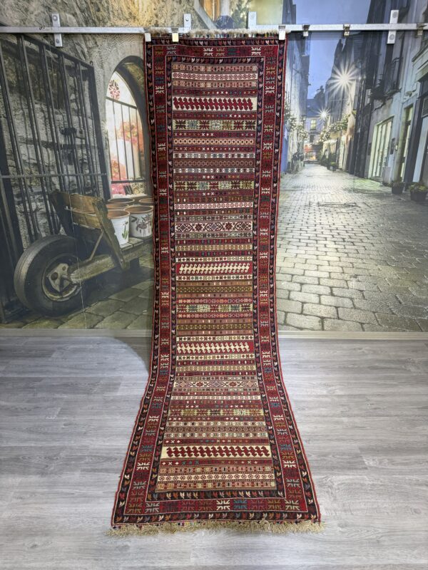 82 × 300 İran Şahsever Sumak El Dokuma Yolluk